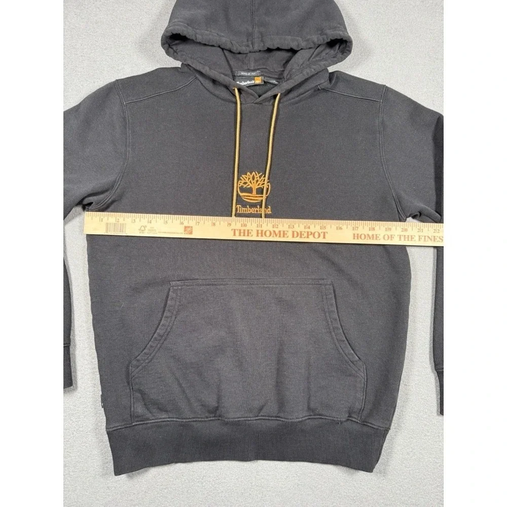 Timberland Core Tree Logo Pullover Hoodie Black Wheat Men's S Excellent. #0017